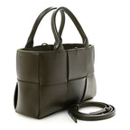 Nappa Maxi Intrecciato Mini Arco Tote Mud