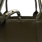 Nappa Maxi Intrecciato Mini Arco Tote Mud