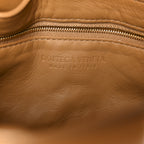 Nappa Maxi Intreccio Padded Cassette Crossbody Bag Caramel