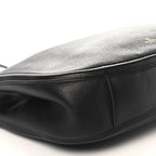 Nappa Maxi Vlogo Gate Hobo Bag Black