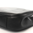 Nappa Maxi Vlogo Gate Hobo Bag Black