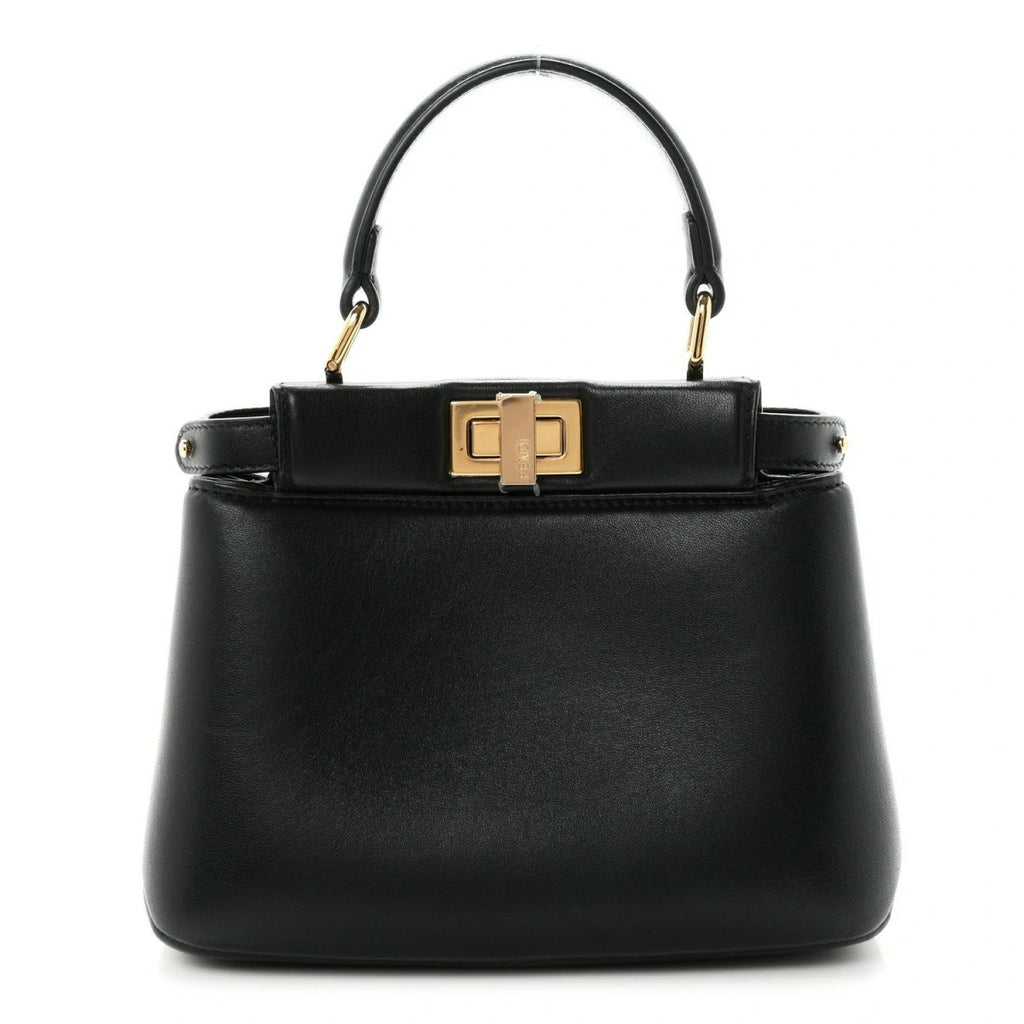 Nappa Mini Peekaboo Iconic Satchel Black