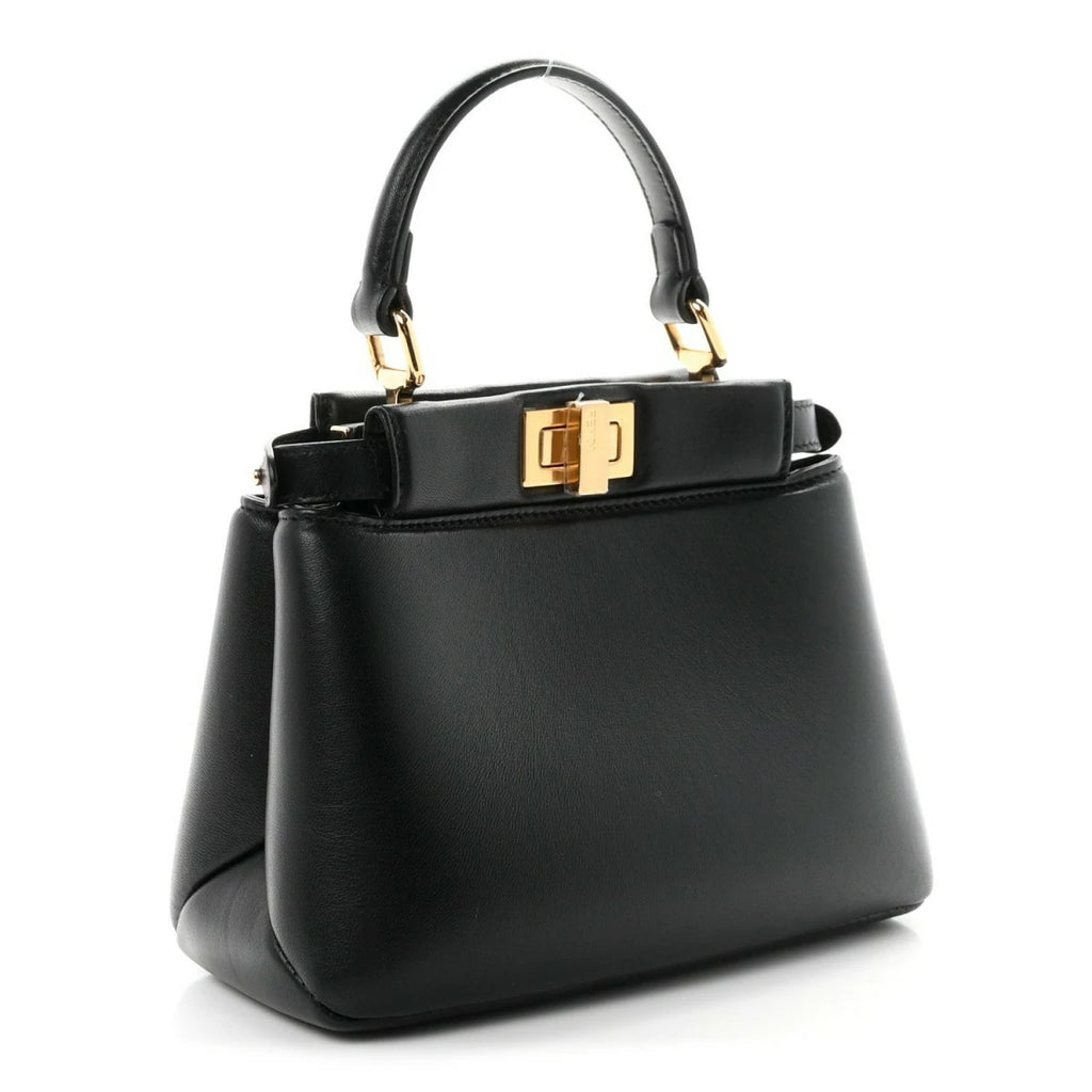 Nappa Mini Peekaboo Iconic Satchel Black