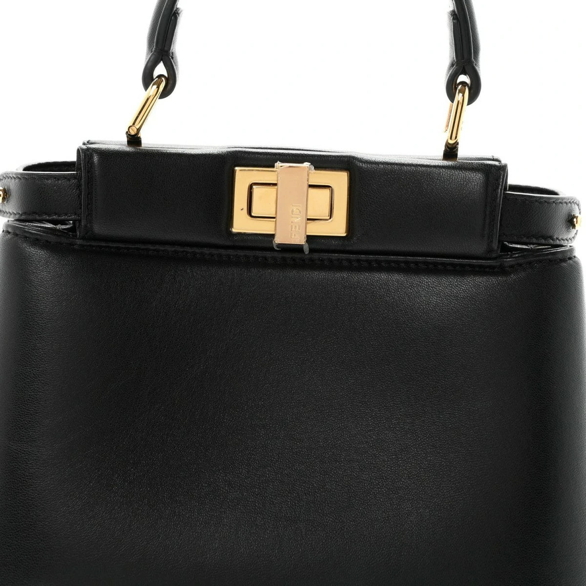 Nappa Mini Peekaboo Iconic Satchel Black