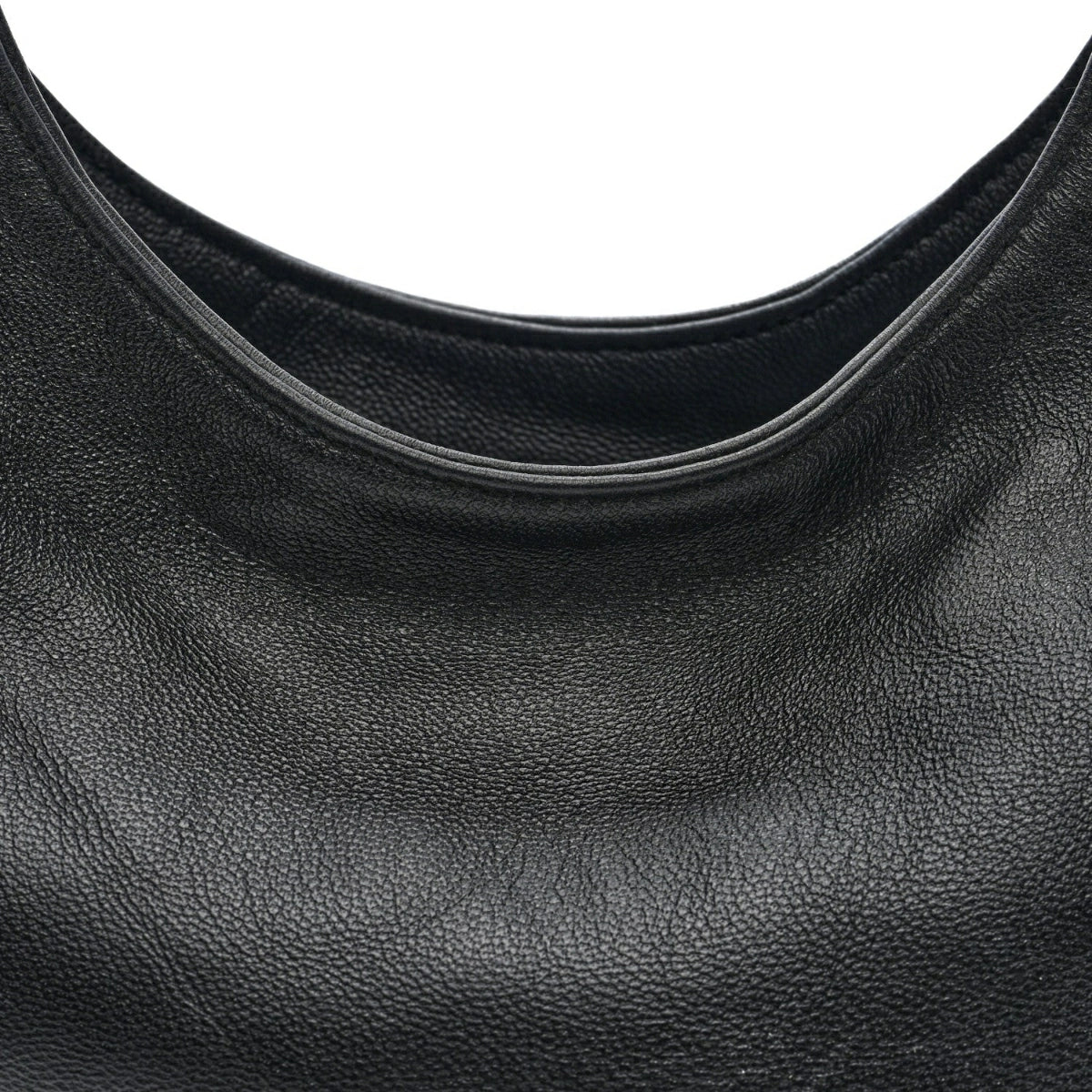 Nappa Mini Triangle Hobo Black