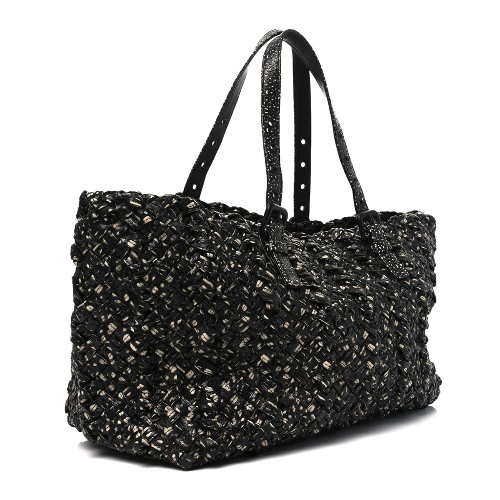 Nappa Nastri Medium Lido Tote Bag Tourmaline