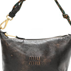Nappa Old Pouch Bag Caffe Verde