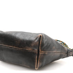Nappa Old Pouch Bag Caffe Verde