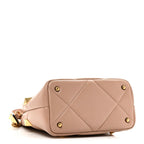 Nappa Small Roman Stud The Handle Bag Rose Cannelle