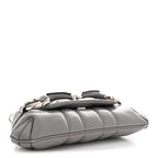 Nappa Vertical Matelasse Small Maxi Horsebit Chain Shoulder Bag Gray