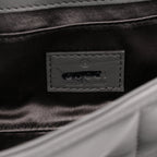Nappa Vertical Matelasse Small Maxi Horsebit Chain Shoulder Bag Gray