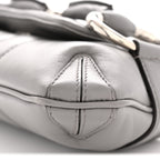 Nappa Vertical Matelasse Small Maxi Horsebit Chain Shoulder Bag Gray