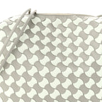 Nappa Wavy Bicolor Intrecciato Small Loop Camera Bag Agate Grey Glacier