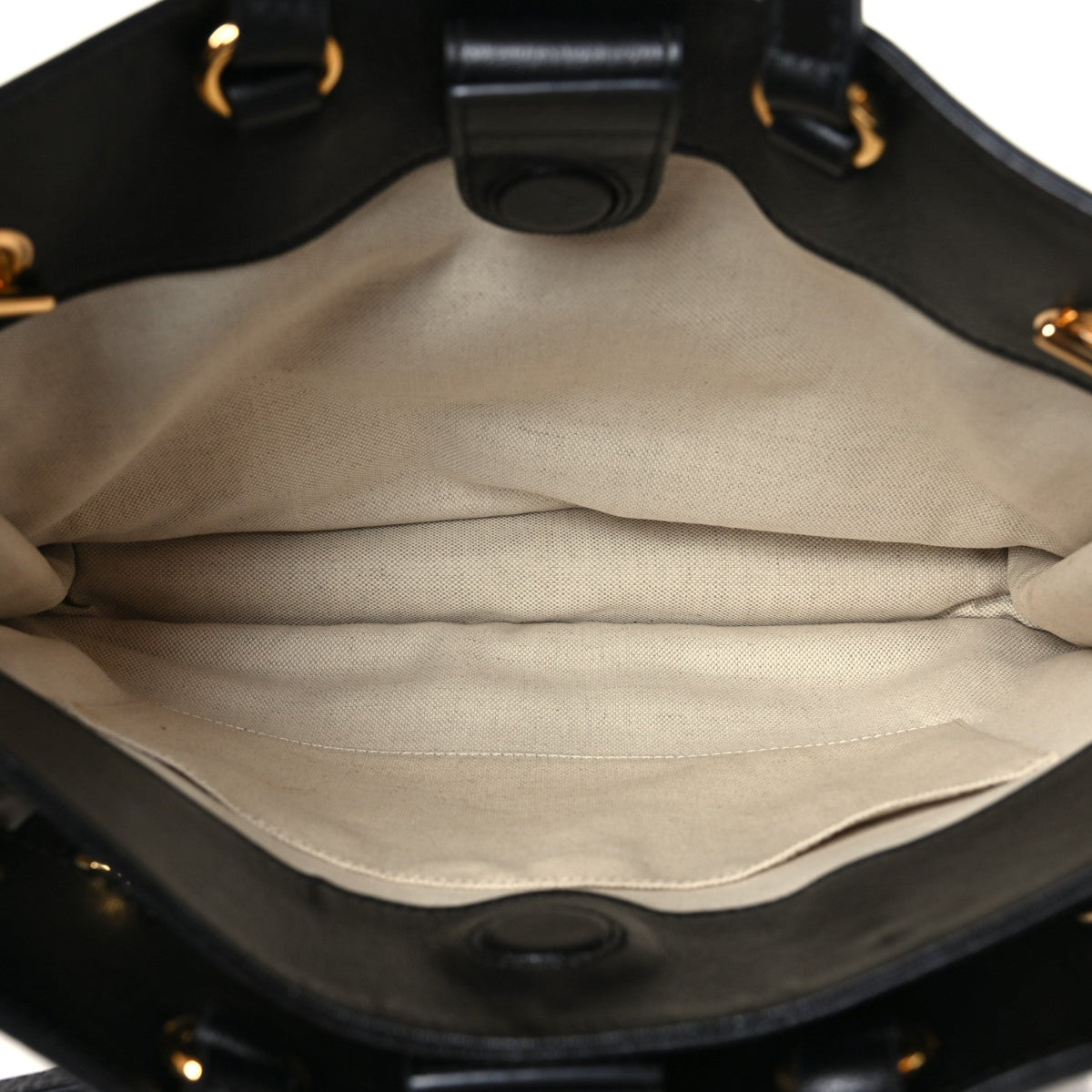 New Sakai Calfskin Lux Medium Horsebit 1955 Tote Bag Black