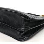New Sakai Calfskin Lux Medium Horsebit 1955 Tote Bag Black