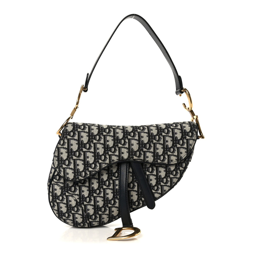 Oblique Saddle Bag Blue