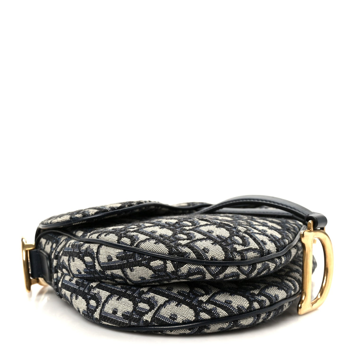 Oblique Saddle Bag Blue