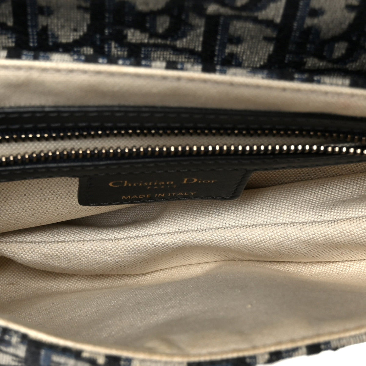 Oblique Saddle Bag Blue