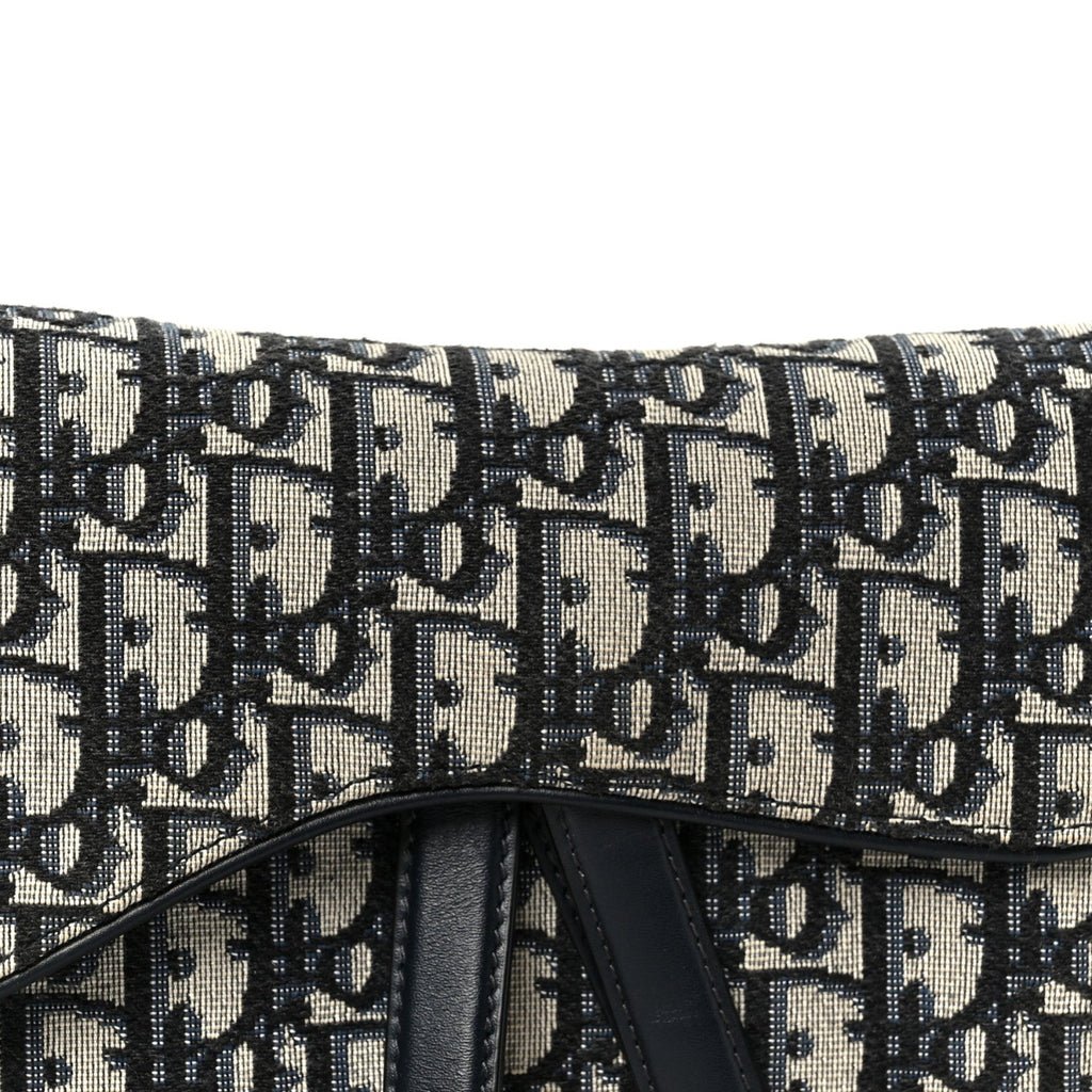 Oblique Saddle Bag Blue