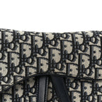 Oblique Saddle Bag Blue