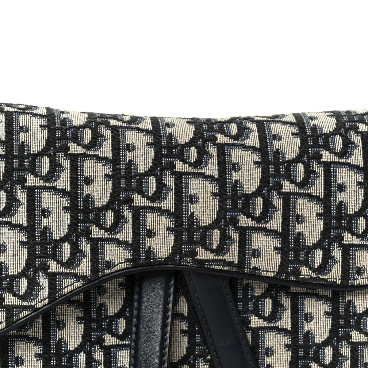Oblique Saddle Bag Blue