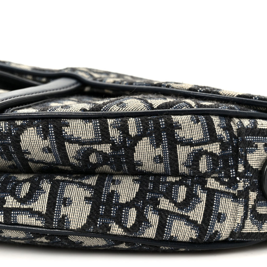 Oblique Saddle Bag Blue