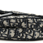 Oblique Saddle Bag Blue