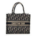 Oblique Small Book Tote Blue Multicolor