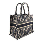 Oblique Small Book Tote Blue Multicolor