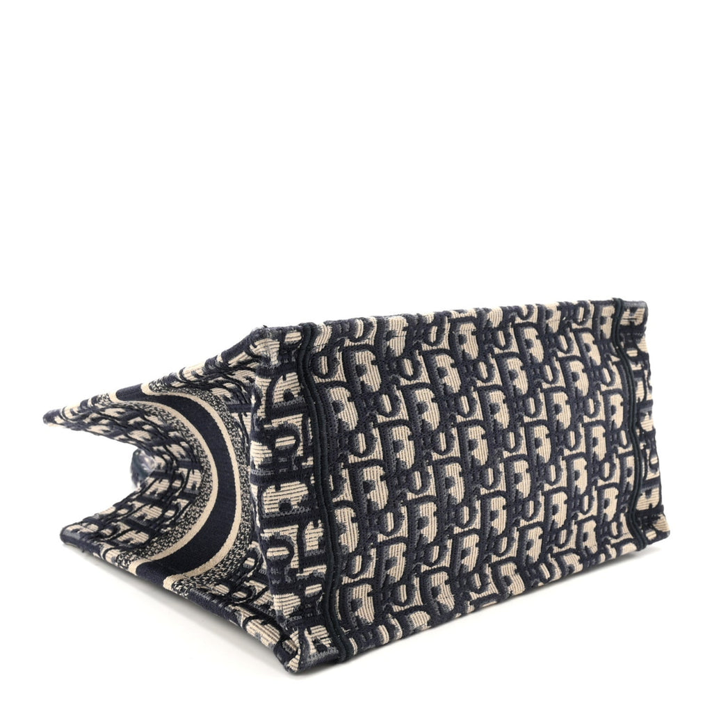 Oblique Small Book Tote Blue Multicolor