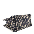 Oblique Small Book Tote Blue Multicolor