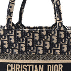 Oblique Small Book Tote Blue Multicolor