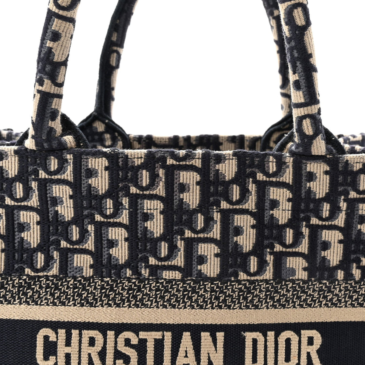 Oblique Small Book Tote Blue Multicolor