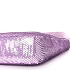 Paillettes Sequin Mini Re-Edition 2000 Bag Lilium Black