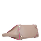 Palmelato Calfskin Mini Luggage Beige