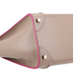 Palmelato Calfskin Mini Luggage Beige