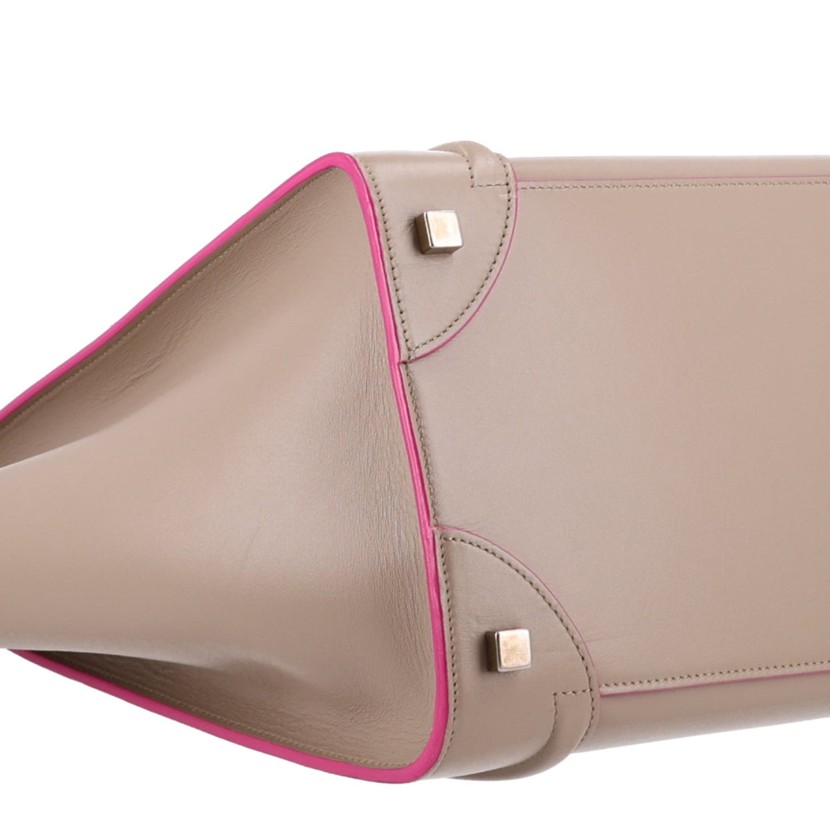 Palmelato Calfskin Mini Luggage Beige