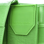 Paper Calfskin Maxi Intreccio Extra Mini Cassette Crossbody Bag Parakeet