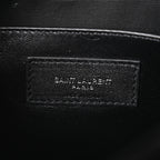 Patent Calfskin Matelasse Monogram Baby Niki Chain Satchel Black