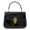 Patent Calfskin Monogram Cherrywood PM Black
