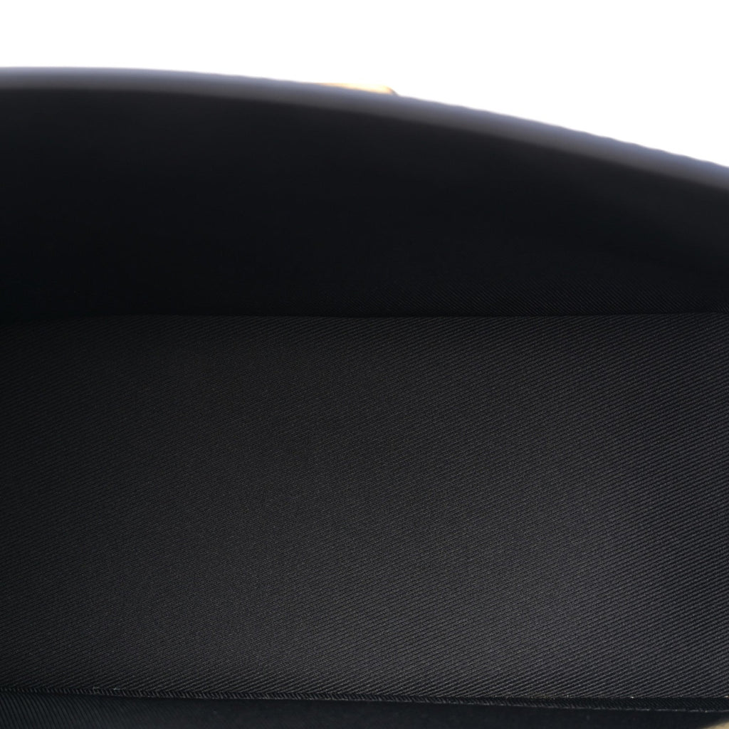 Patent Calfskin Monogram Cherrywood PM Black