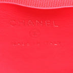 Patent Calfskin Quilted Enamel CC Charms Hobo Pink