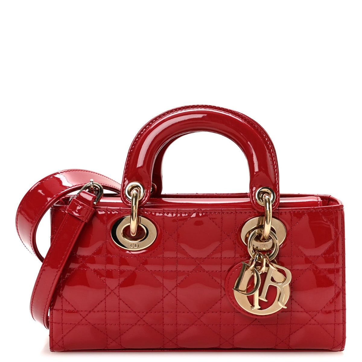 Patent Cannage Small Lady D-Joy Red