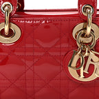 Patent Cannage Small Lady D-Joy Red