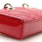 Patent Cannage Small Lady D-Joy Red