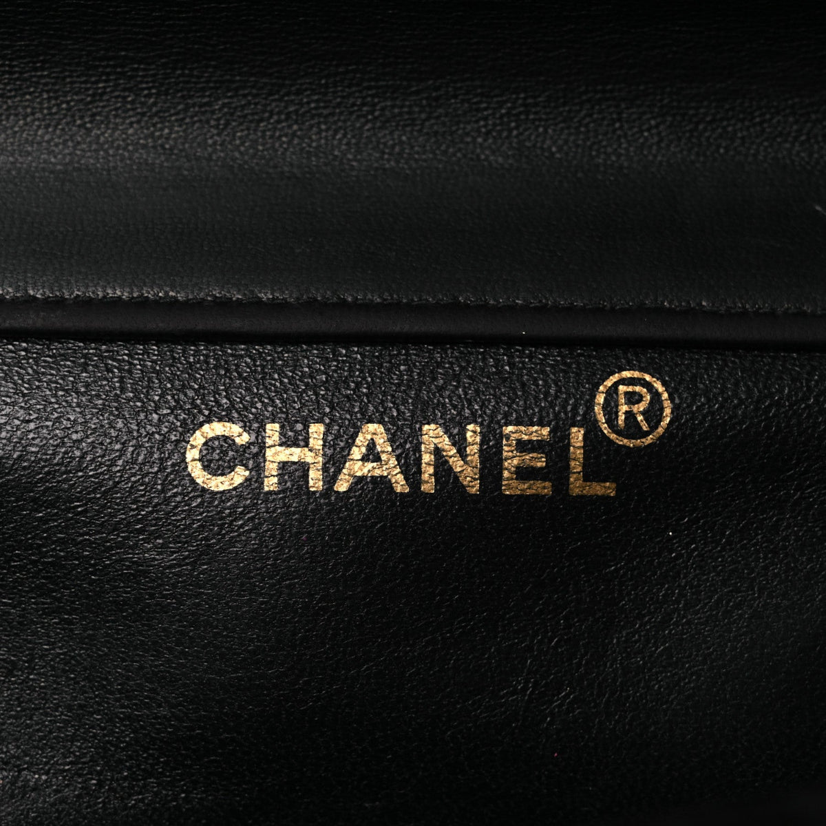 Patent Quilted Medium Double Sided Flap Black