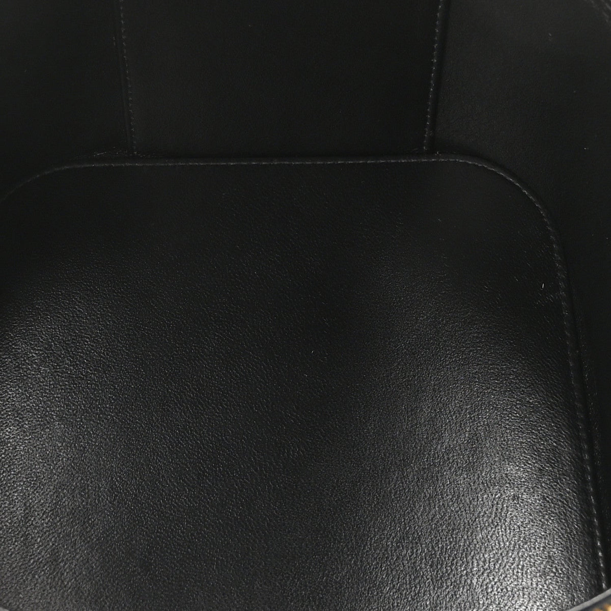 Patent Quilted Top Handle Vanity Case Black