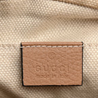 Pebbled Calfskin Small Soho Disco Bag Camelia