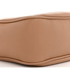 Pebbled Calfskin Small Soho Disco Bag Camelia