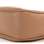 Pebbled Calfskin Small Soho Disco Bag Camelia
